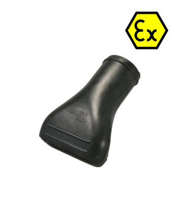 Massenabsaugdüse Ø 50mm, 100x25mm, Gummi EX-Schutz